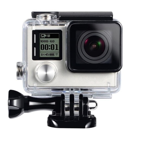 GoPro Protective Waterproof Housing Case and Head Strap for Cameras - Picture 3 of 12